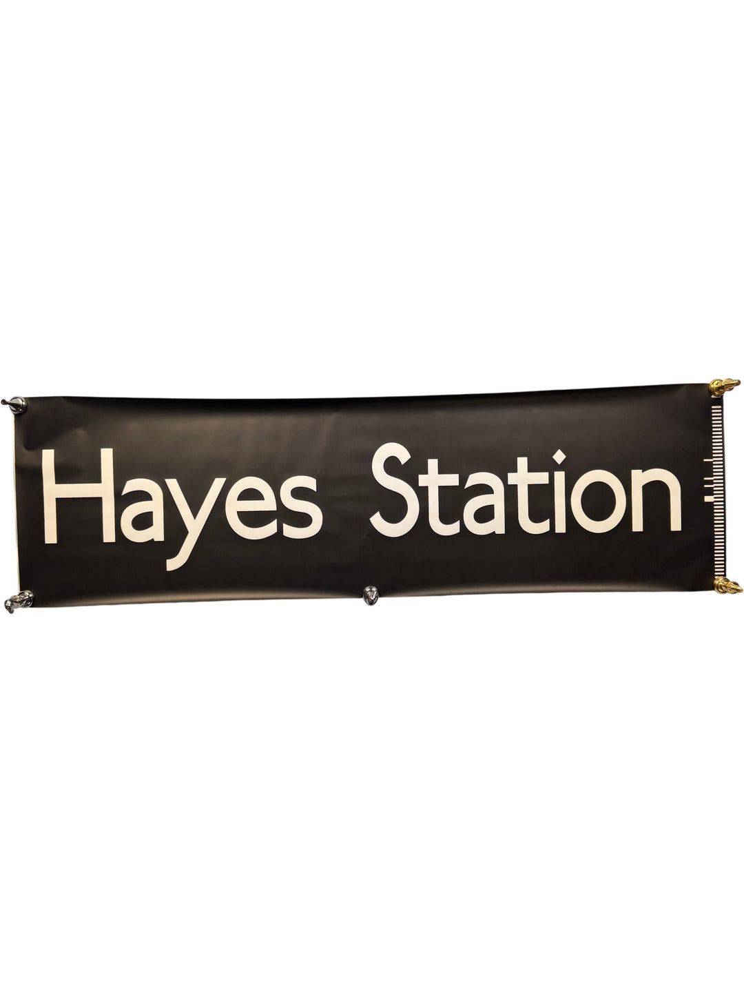 Vintage 'Hayes Station' Bus Destination Roll Section - Think Vintage Online Ltd