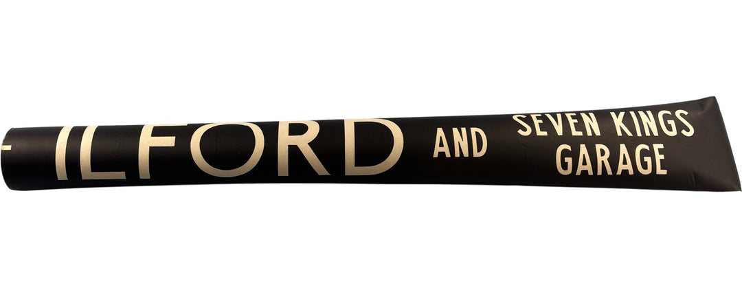 Vintage "Ilford And Seven Kings Garage" Bus Destination Roll 'Section' (L) - Think Vintage Online Ltd