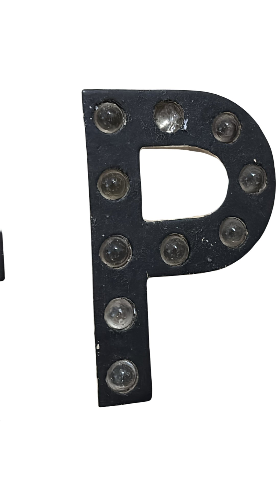 Vintage Keep Left Sign Black White Reflective Letters Mid-Century Sign - Think Vintage Online Ltd