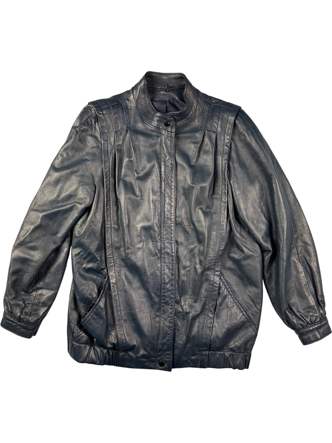 Vintage Leather Jacket Made in England - Think Vintage