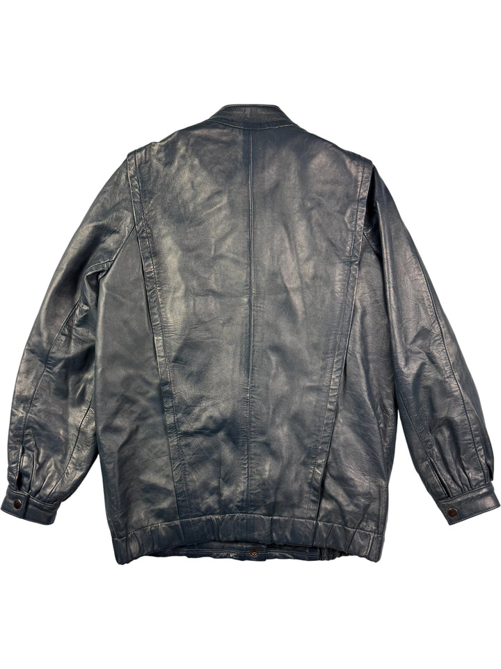 Vintage Leather Jacket Made in England - Think Vintage Online Ltd