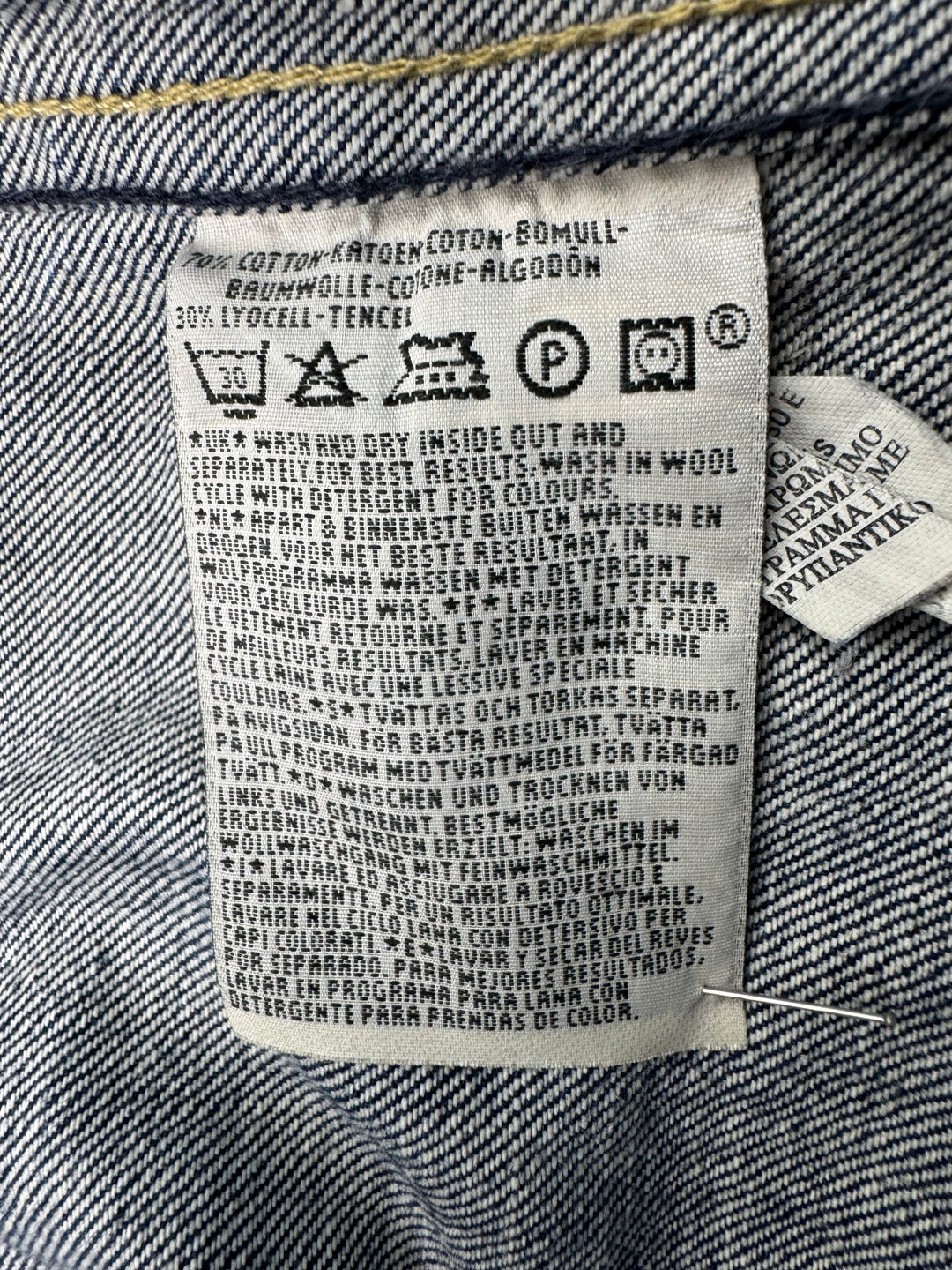 Vintage Levi's Denim Trucker Jacket - XL - Think Vintage