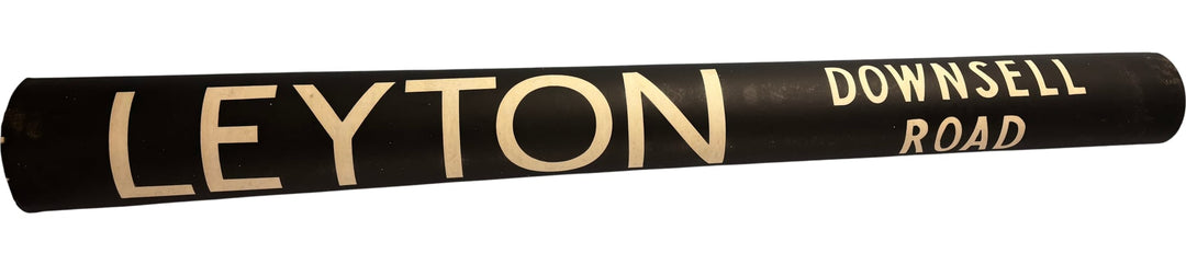 Vintage "Leyton Downsell Road" Bus Destination Roll 'Section' (L) - Think Vintage ltd