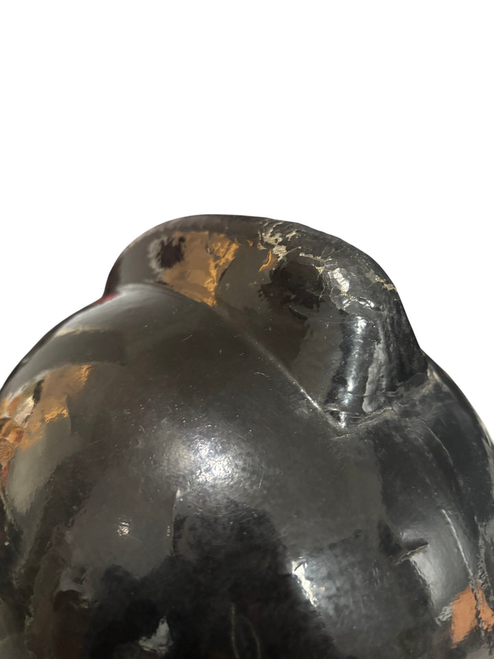 Vintage London Fire Brigade Helmet Black 1971 Collectable - Think Vintage