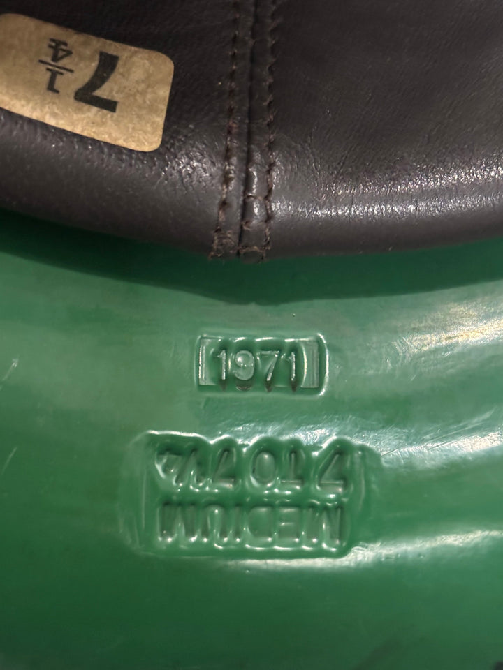 Vintage London Fire Brigade Helmet Black 1971 Collectable - Think Vintage