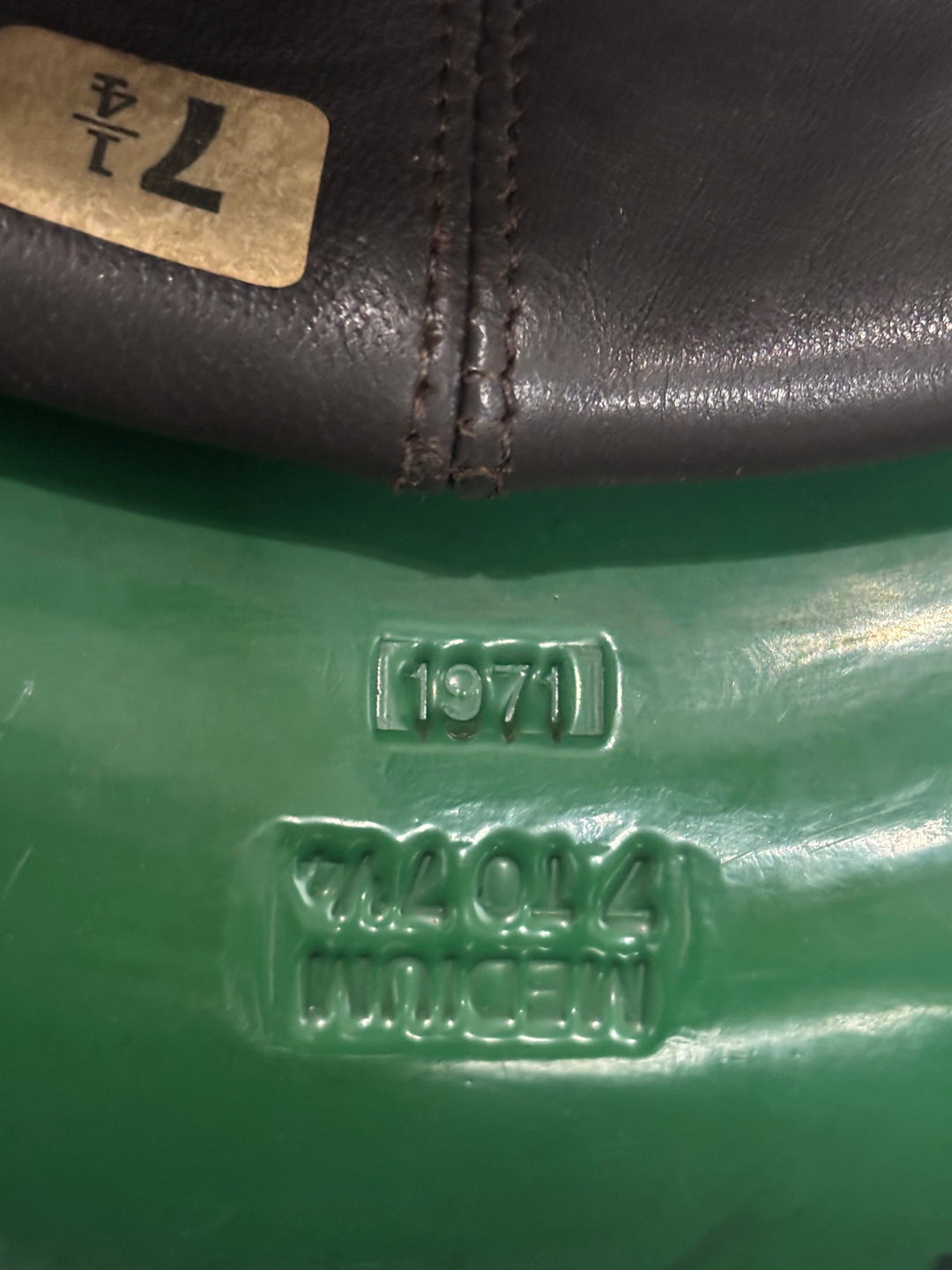 Vintage London Fire Brigade Helmet Black 1971 Collectable - Think Vintage Online Ltd