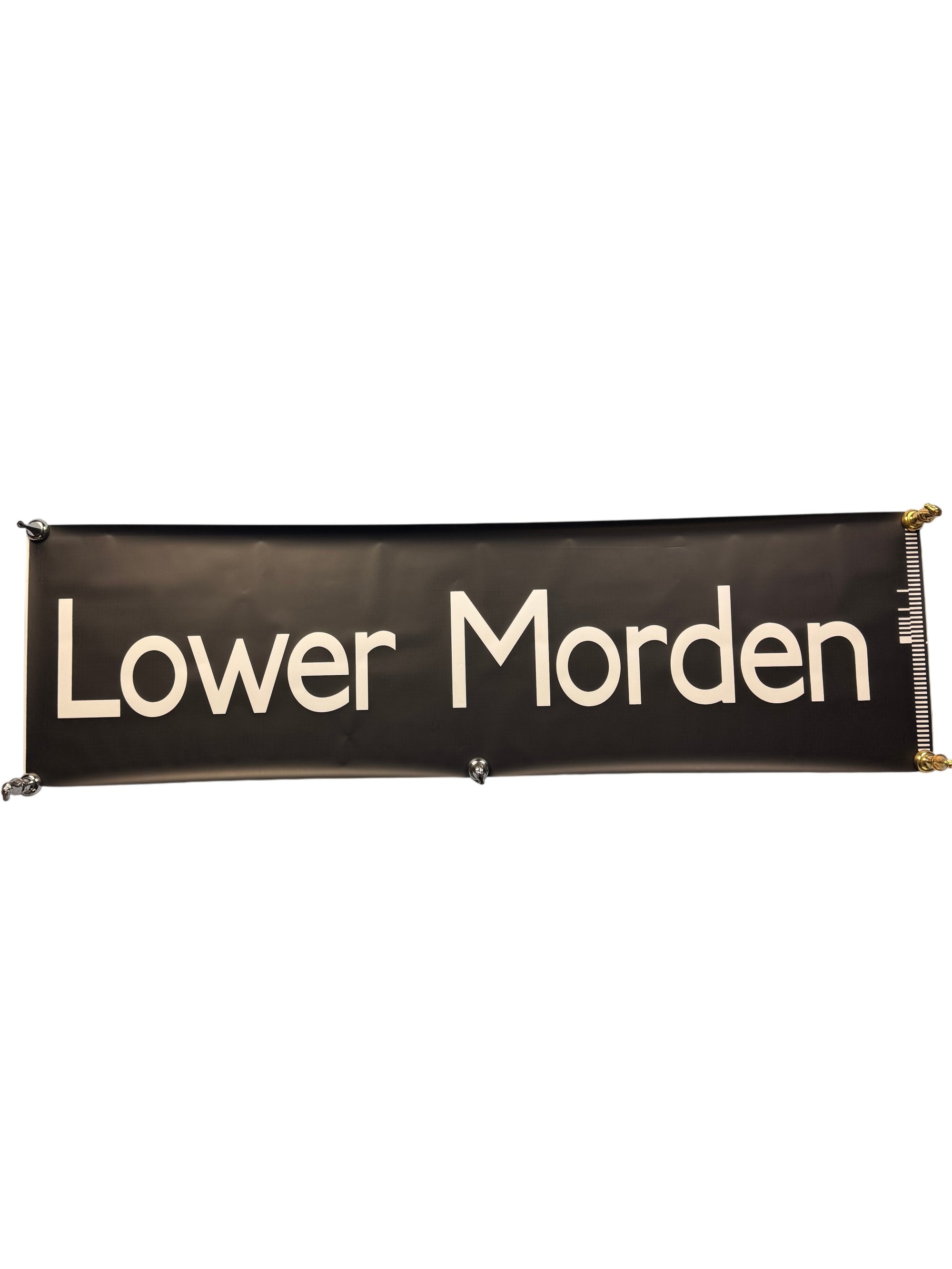 Vintage 'Lower Morden' Bus Destination Roll Section – Think Vintage ltd