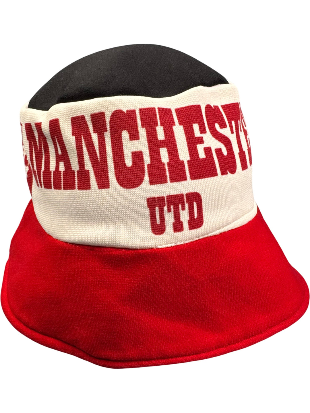 Vintage Manchester United Red Bucket Hat - S - Think Vintage