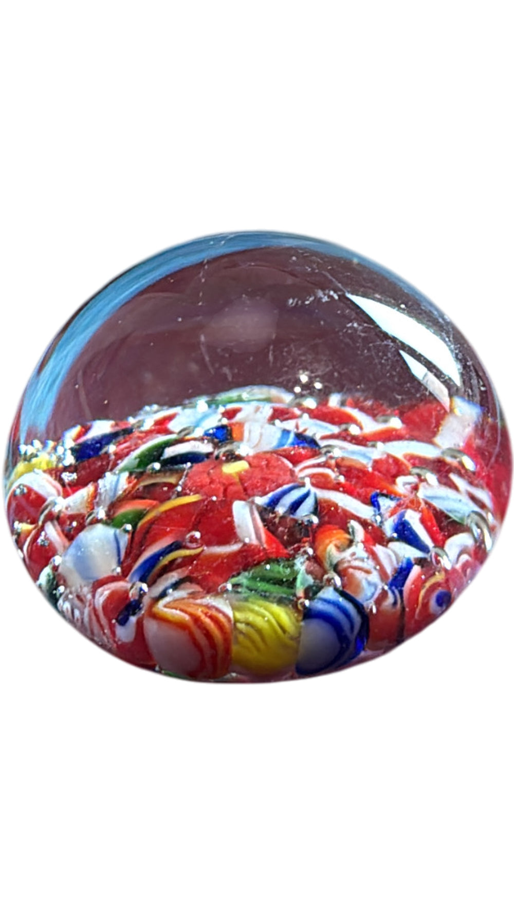 Vintage Millefiori Paper Weight Decorative Display - Think Vintage Online Ltd