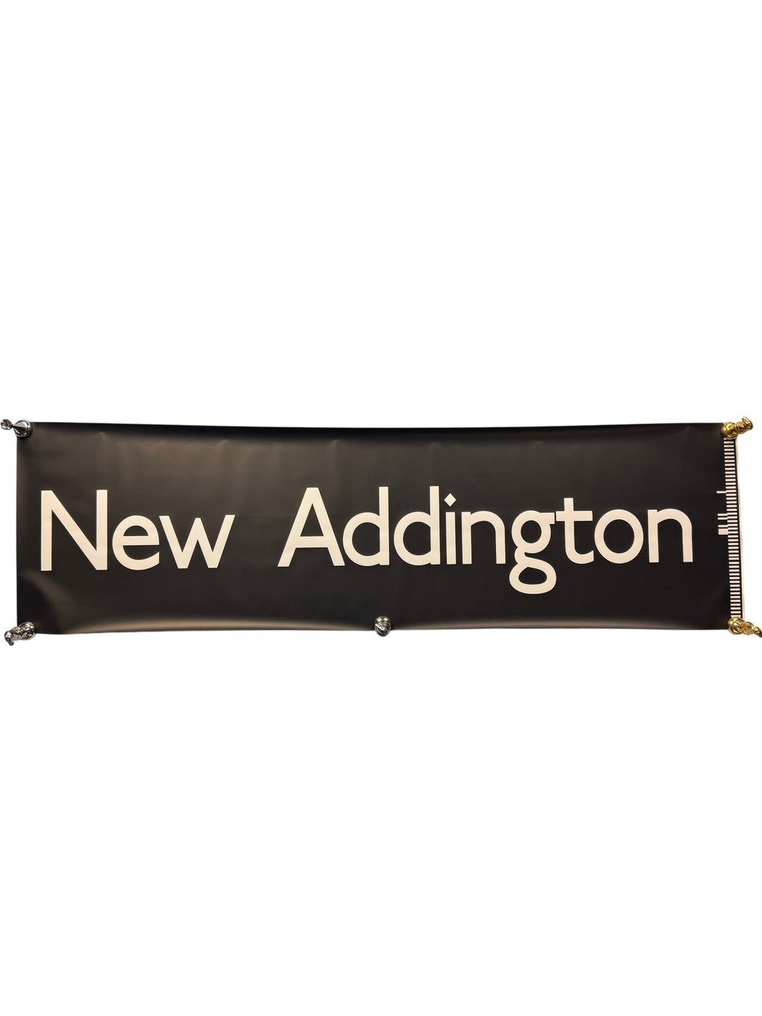 Vintage 'New Addington' Bus Destination Roll Section - Think Vintage