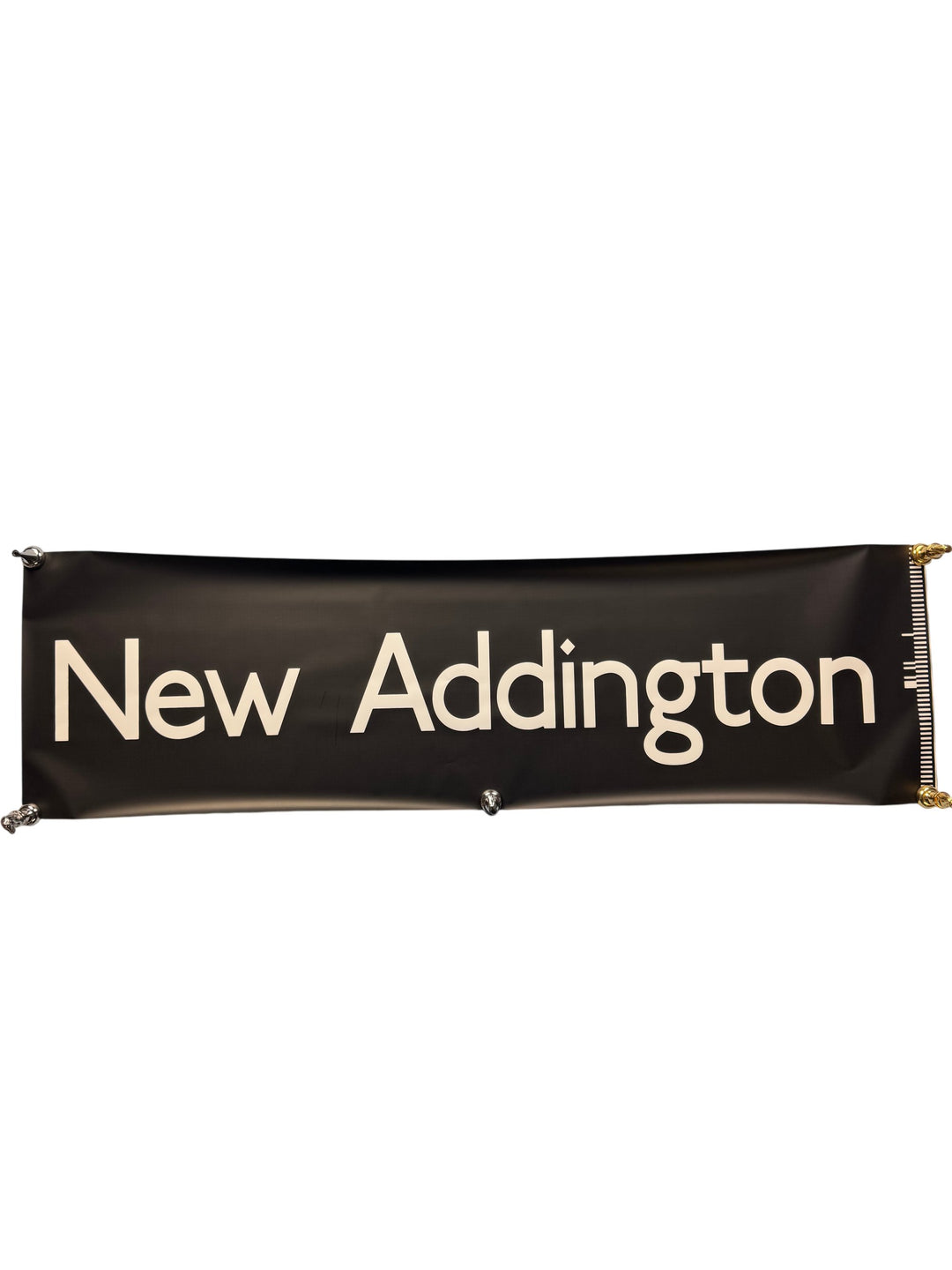 Vintage 'New Addington' Bus Destination Roll Section - Think Vintage ltd
