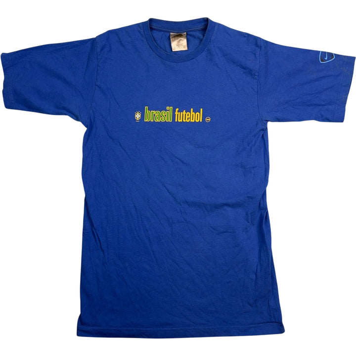 Vintage Nike Brasil Futebol T-Shirt - M - Think Vintage