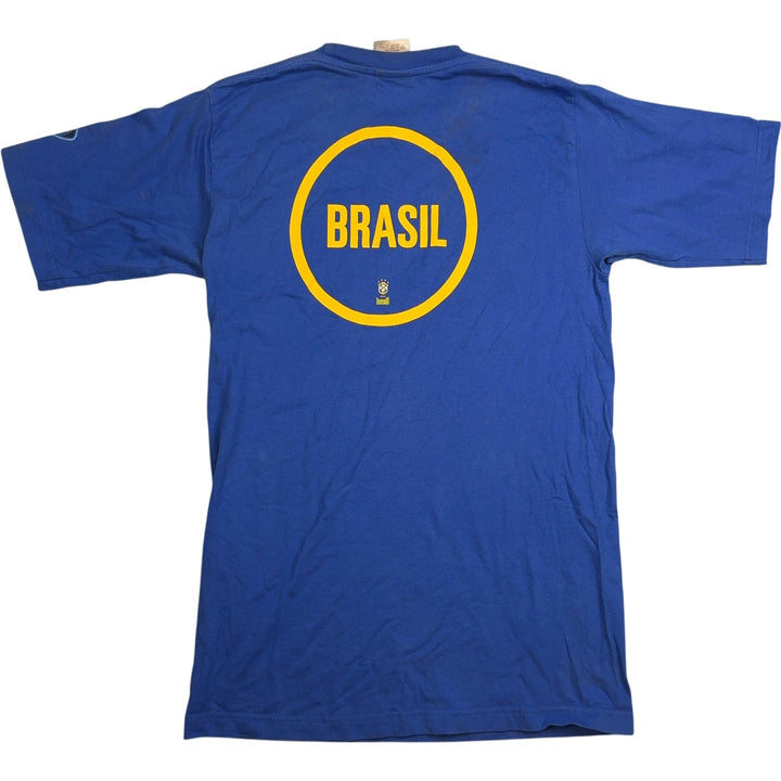 Vintage Nike Brasil Futebol T-Shirt - M - Think Vintage Online Ltd