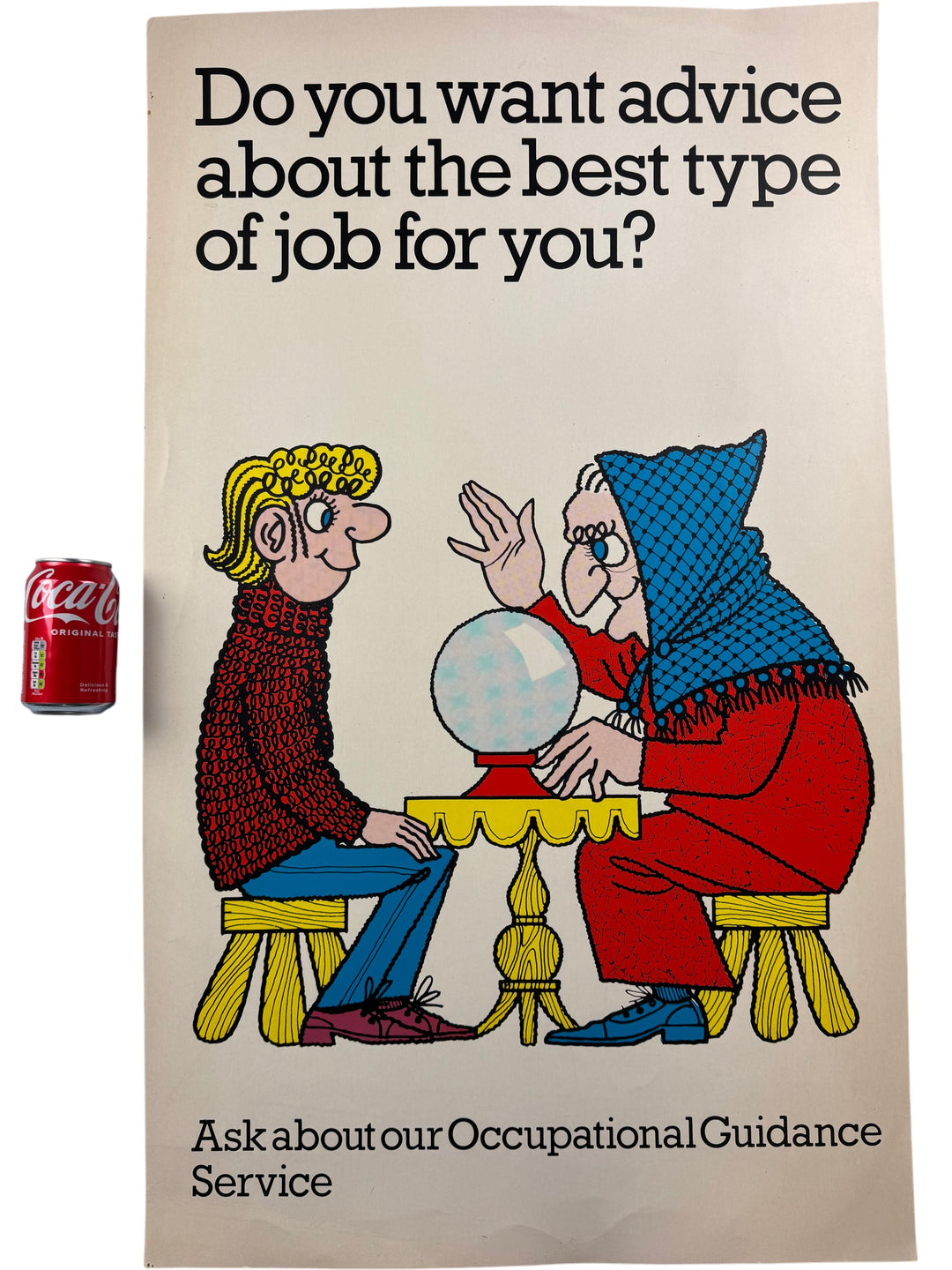Vintage Occupational Guidance Advice Poster - Think Vintage Online Ltd