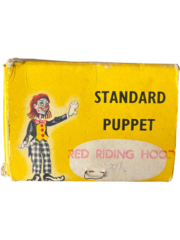 Vintage Pelham Puppets Red Riding Hood Marionette Puppet Vintage Handmade - Think Vintage