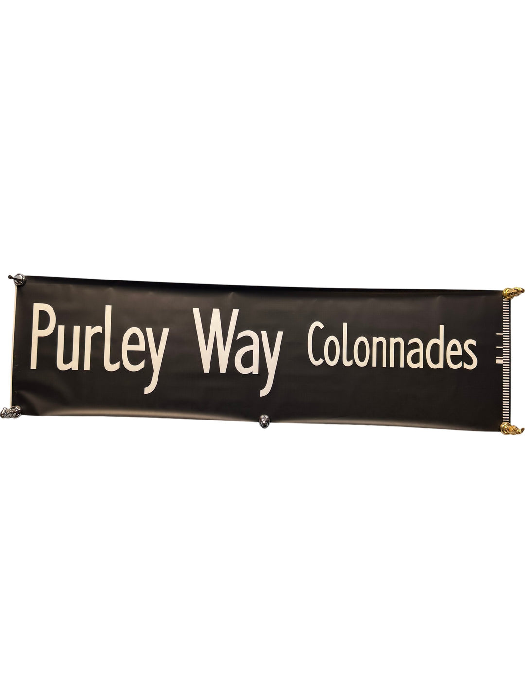 Vintage 'Purley Way' - Colonnades - Bus Destination Roll Section - Think Vintage Online Ltd