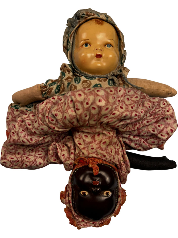 Vintage Reversible Cloth Topsy-Turvey Doll - Think Vintage Online Ltd