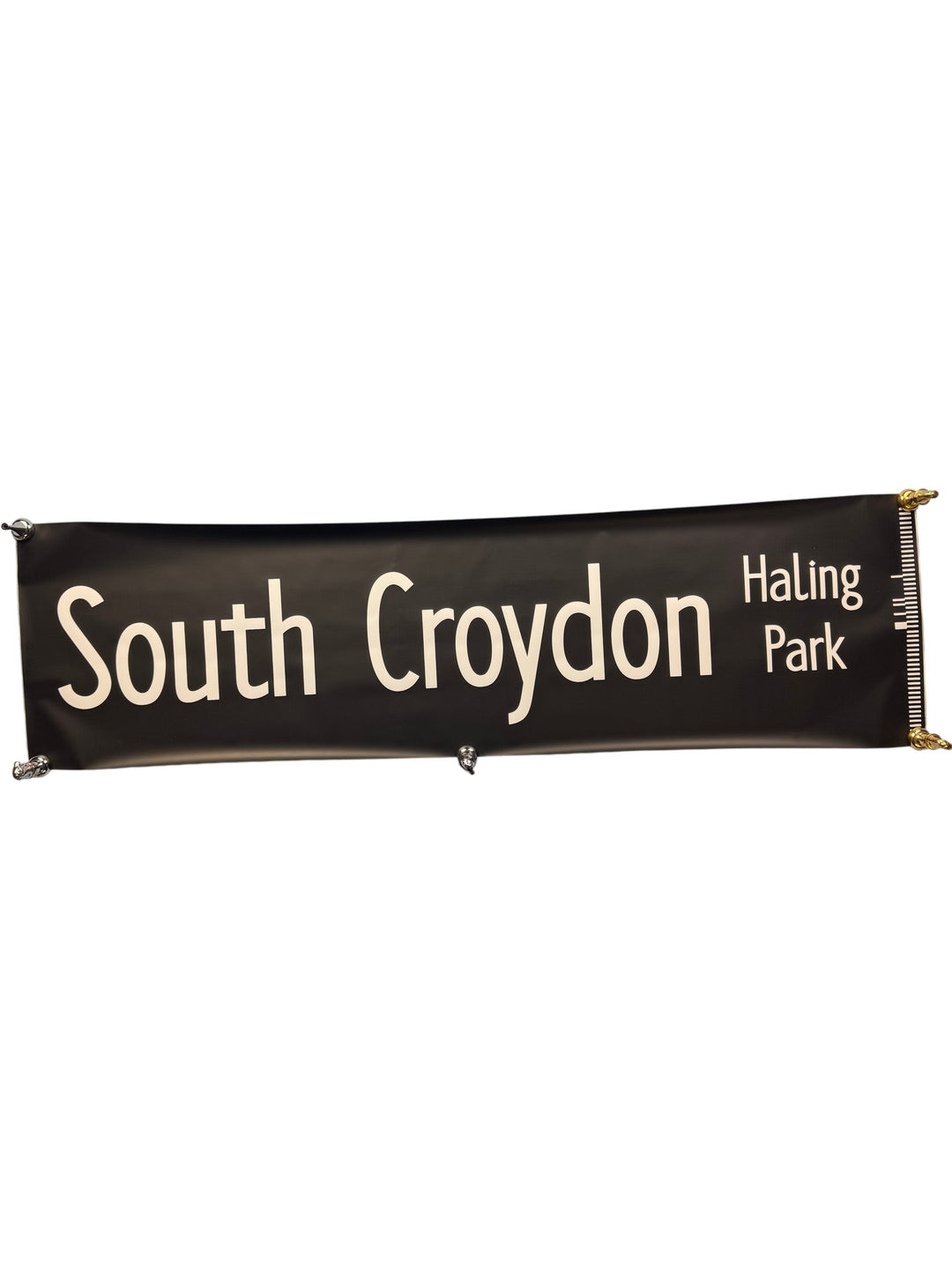 Vintage 'South Croydon' - Haling Park - Bus Destination Roll Section - Think Vintage