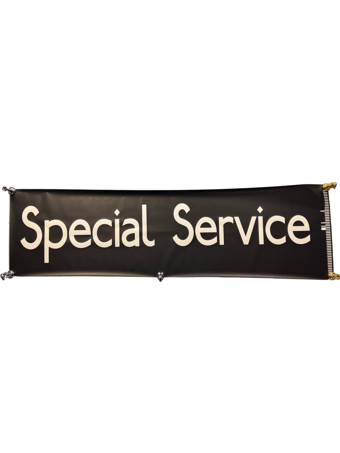 Vintage 'Special Service' Bus Destination Roll Section - Think Vintage