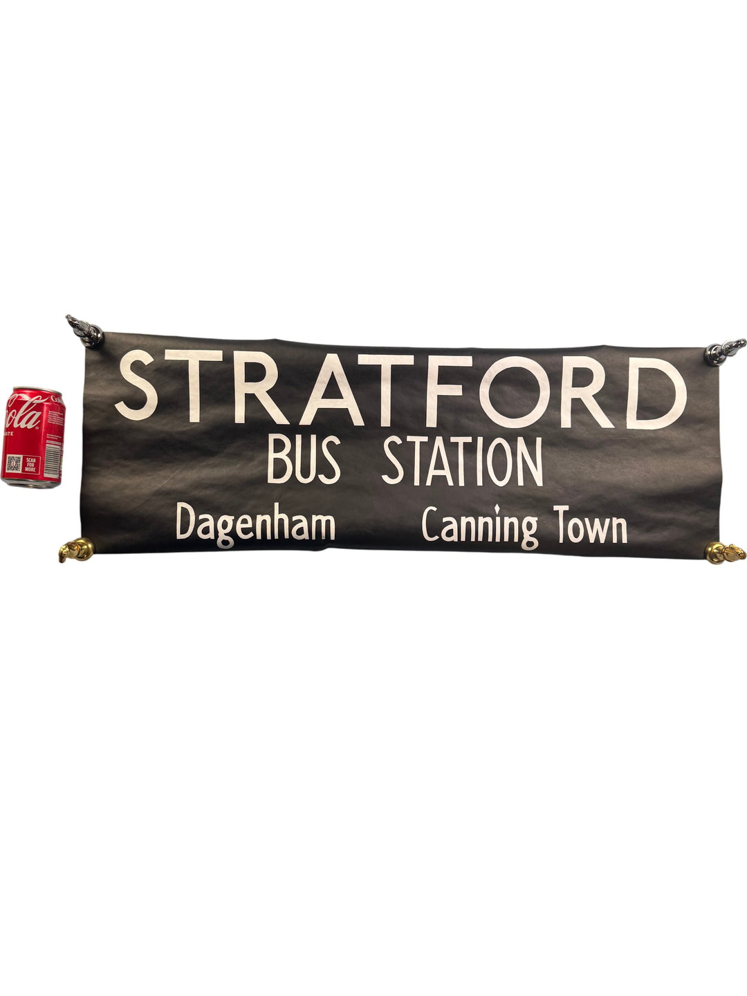 Vintage "Stratford Bus Station" Bus Destination Roll 'Section' - Think Vintage Online Ltd