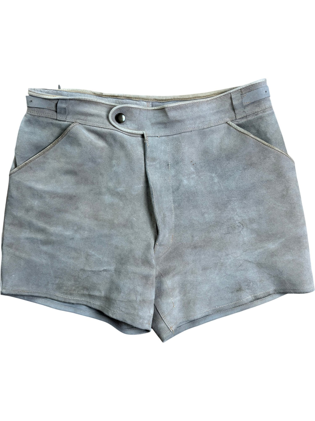 Vintage Suede Workwear Shorts - Think Vintage ltd