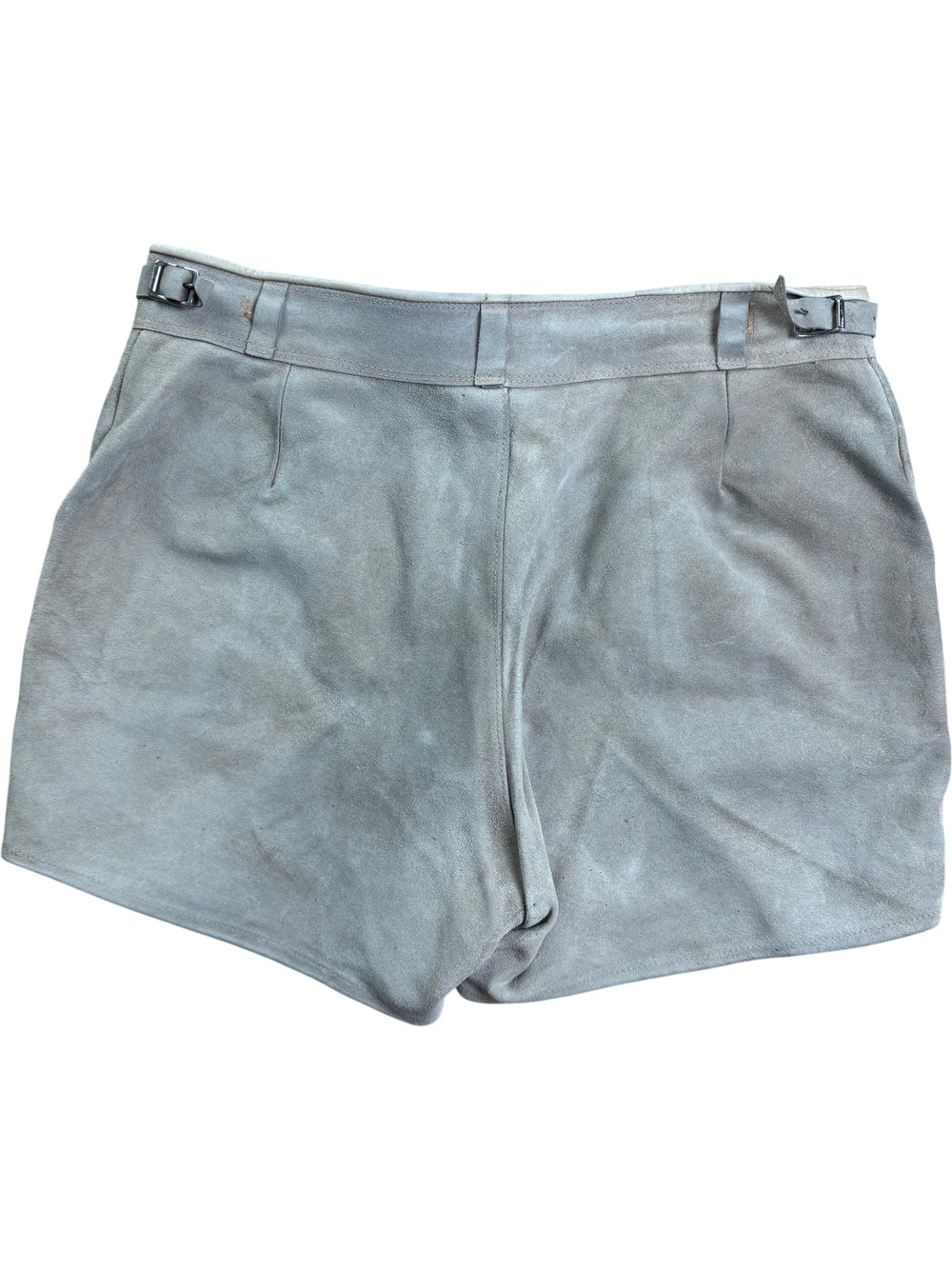 Vintage Suede Workwear Shorts - Think Vintage ltd