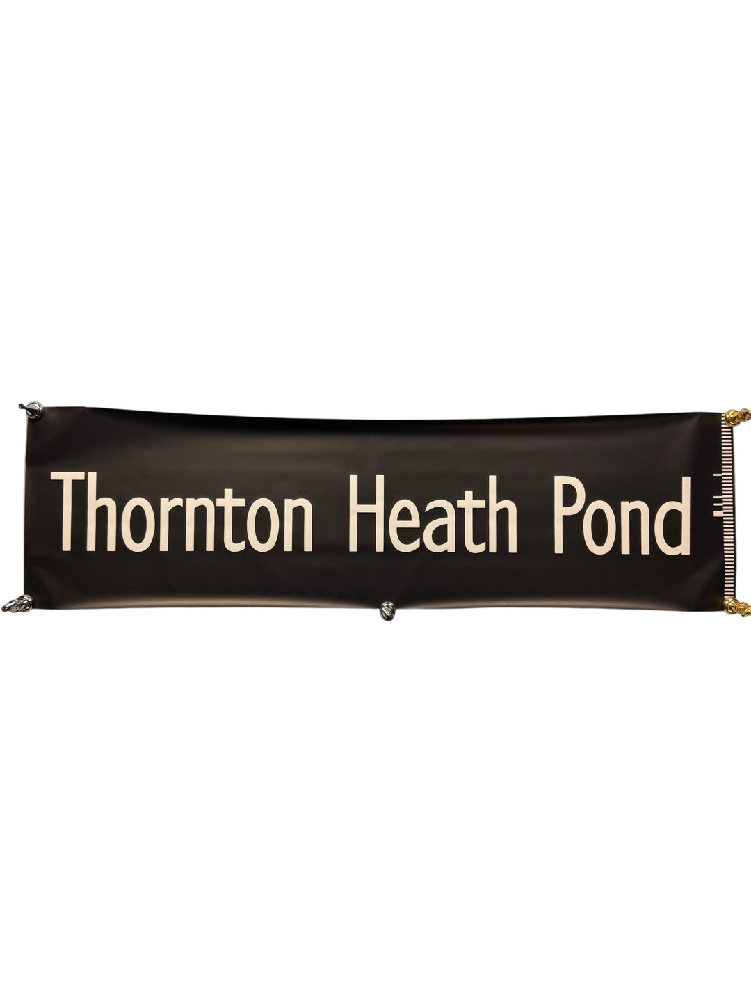 Vintage 'Thornton Heath Pond' Bus Destination Roll Section - Think Vintage ltd