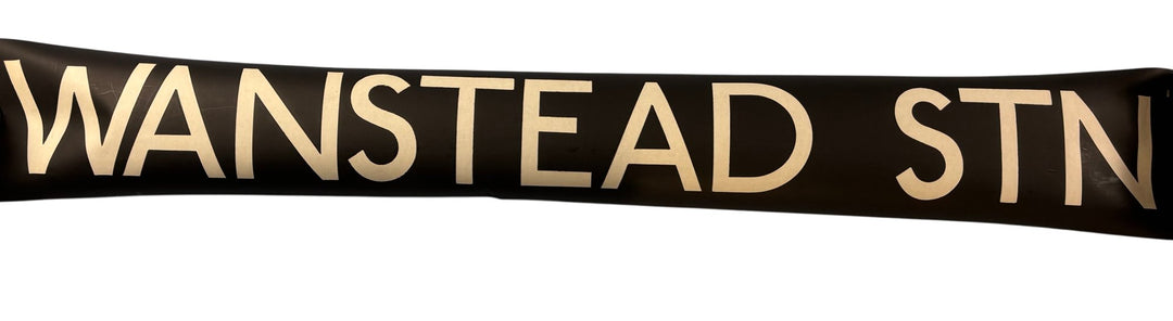 Vintage "Wanstead Station" Bus Destination Roll 'Section' (L) - Think Vintage Online Ltd