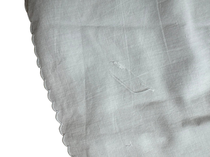 Vintage White Pettipants with Eyelet Trim - Large - Think Vintage ltd