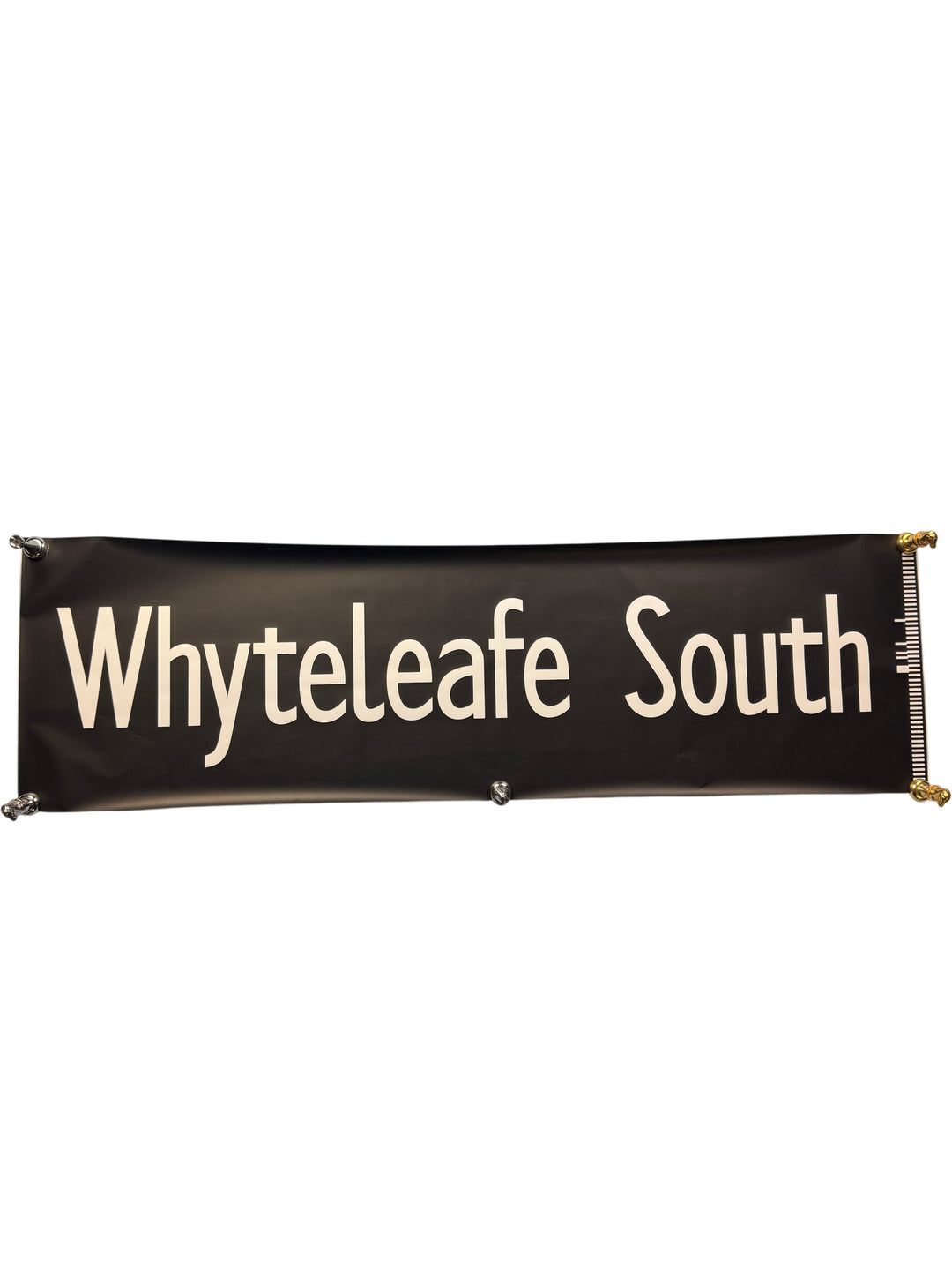 Vintage 'Whyteleafe South' Bus Destination Roll Section - Think Vintage ltd