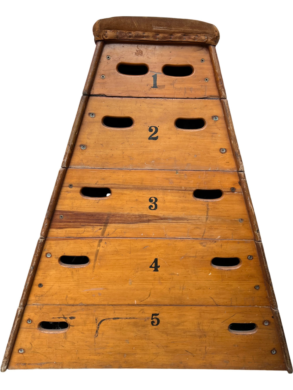 Vintage Wooden Gymnastics Vaulting Horse - Think Vintage