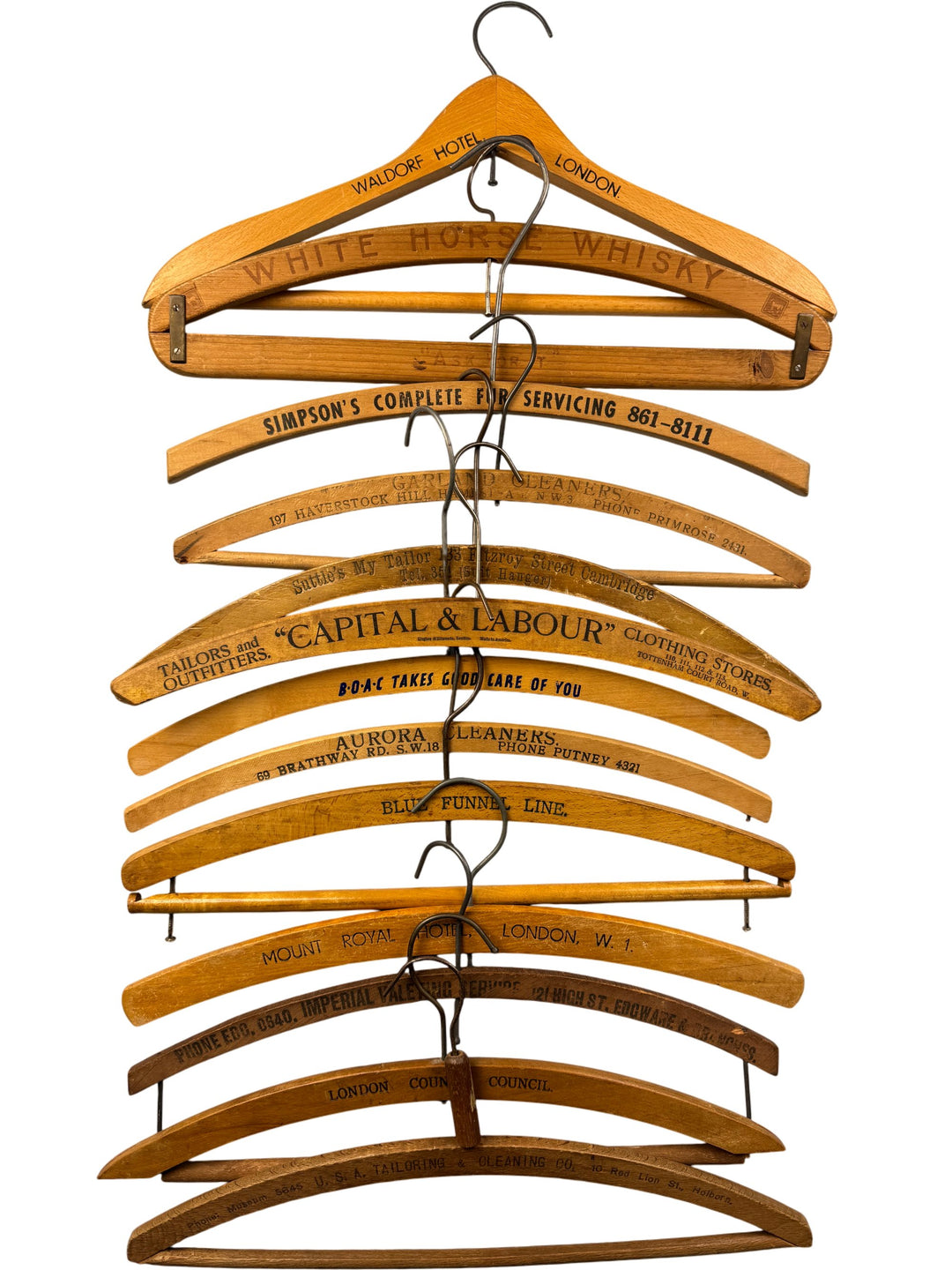 Vintage Wooden Hangers Collection - Think Vintage