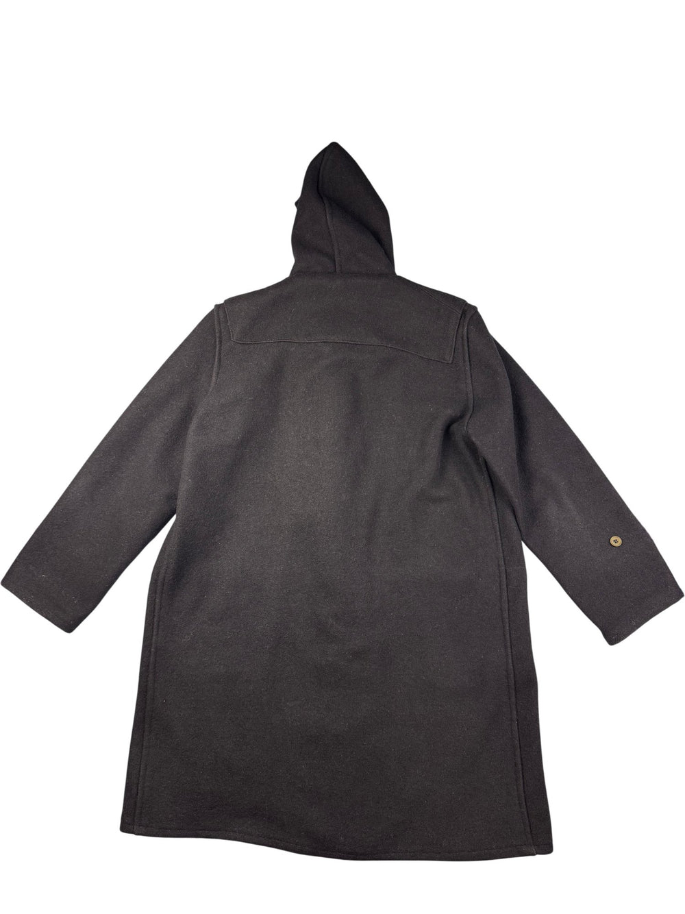 Vintage Wool Duffle Coat with Wooden Toggles - L - Think Vintage ltd