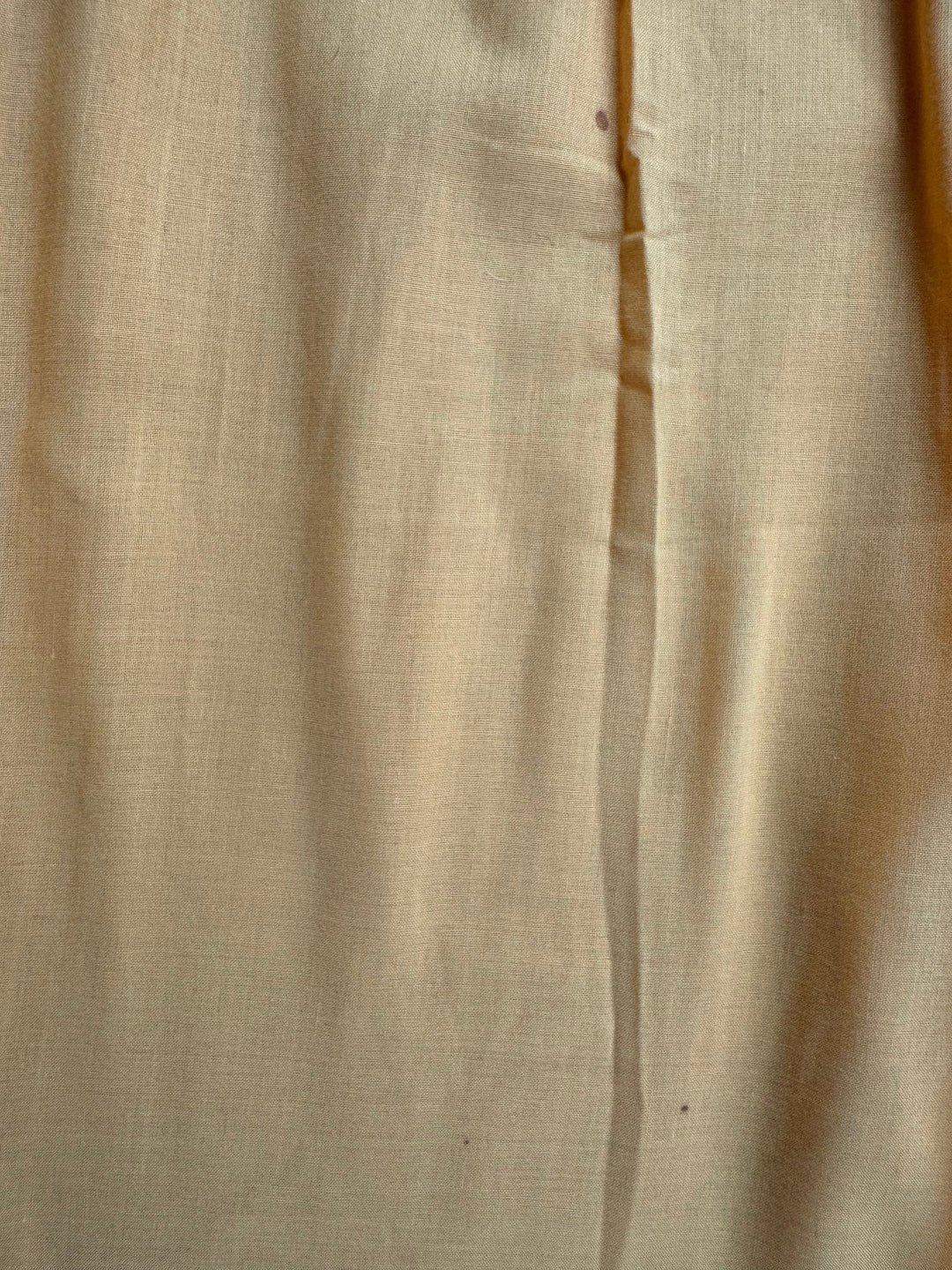Vintage Yellow Lace Trim Dress - medium - Think Vintage