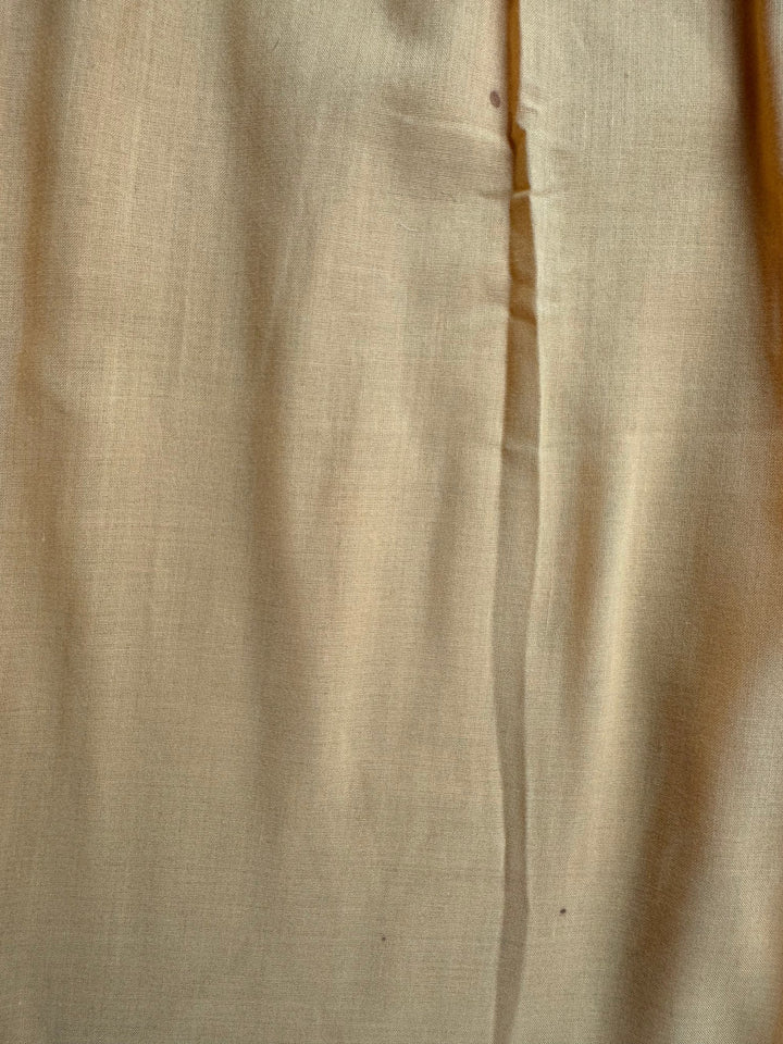 Vintage Yellow Lace Trim Dress - medium - Think Vintage Online Ltd