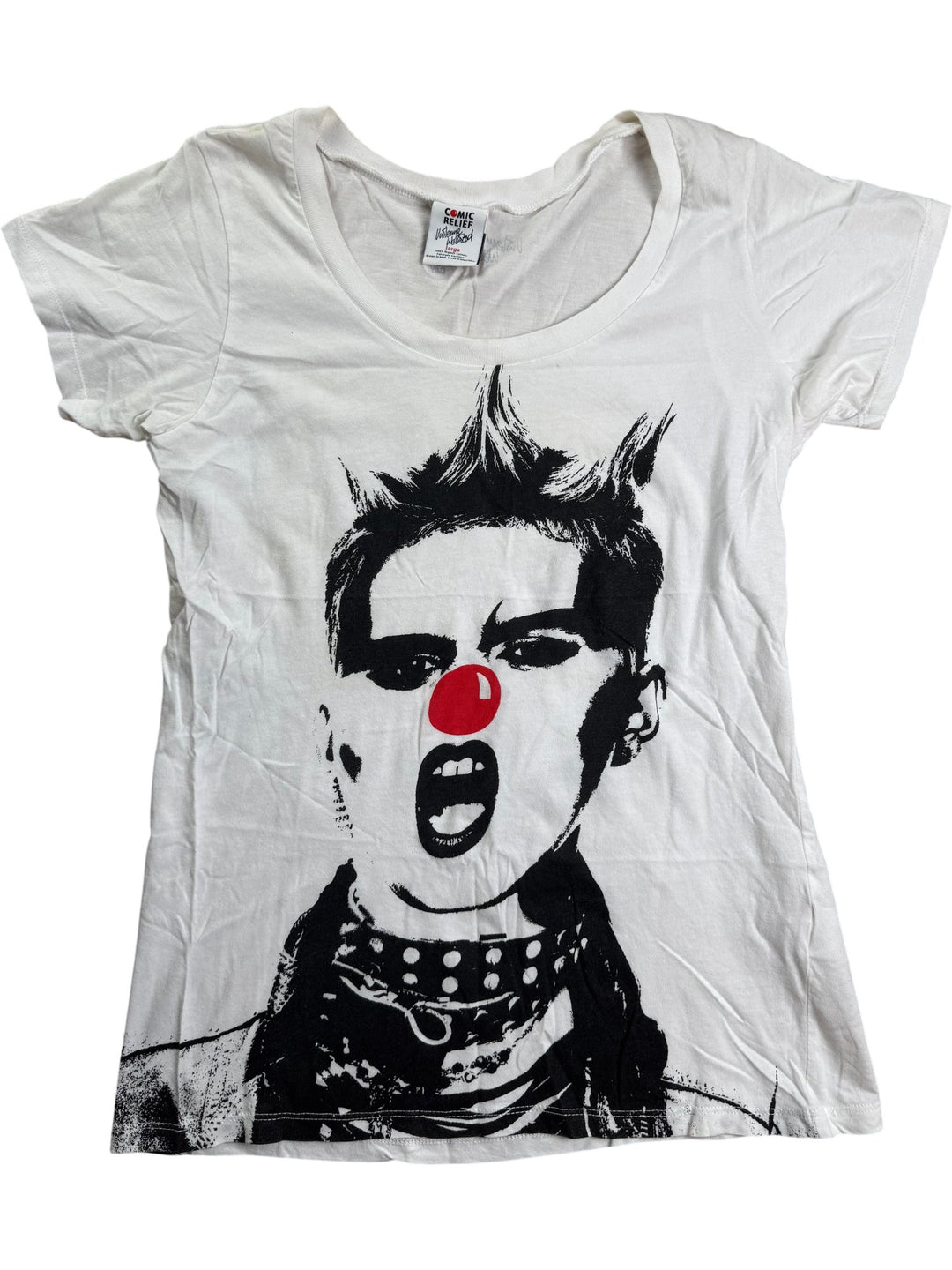 Vivienne Westwood Comic Relief T-Shirt - S/M - Think Vintage ltd
