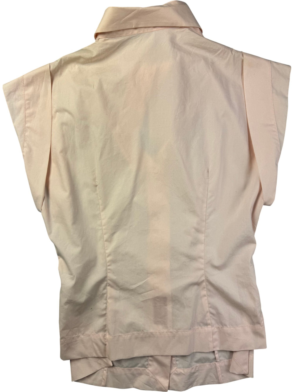 Vivienne Westwood Red Label Short Sleeve Baby Pink Blouse - S - Think Vintage ltd