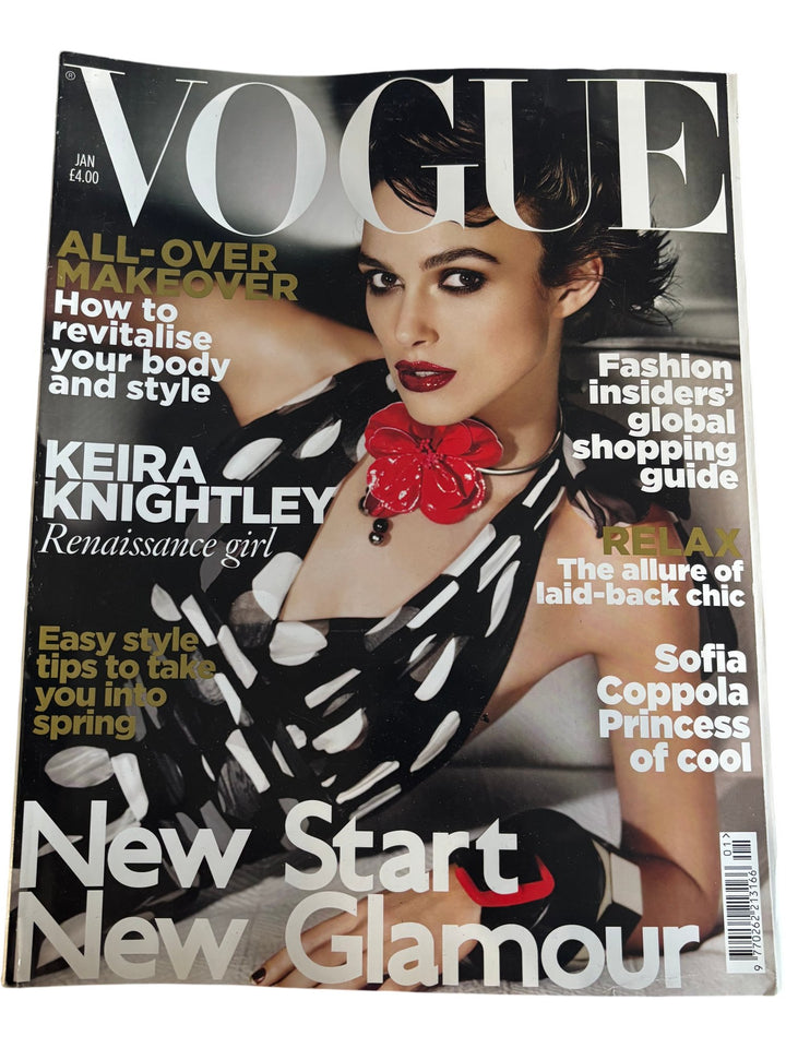 Vogue Magazine January 2011 Keira Knightley Issue - Think Vintage ltd