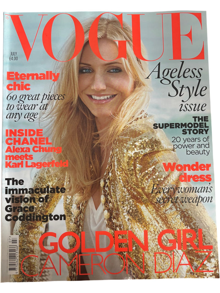 Vogue Magazine July 2010 Cameron Diaz Issue - Think Vintage ltd