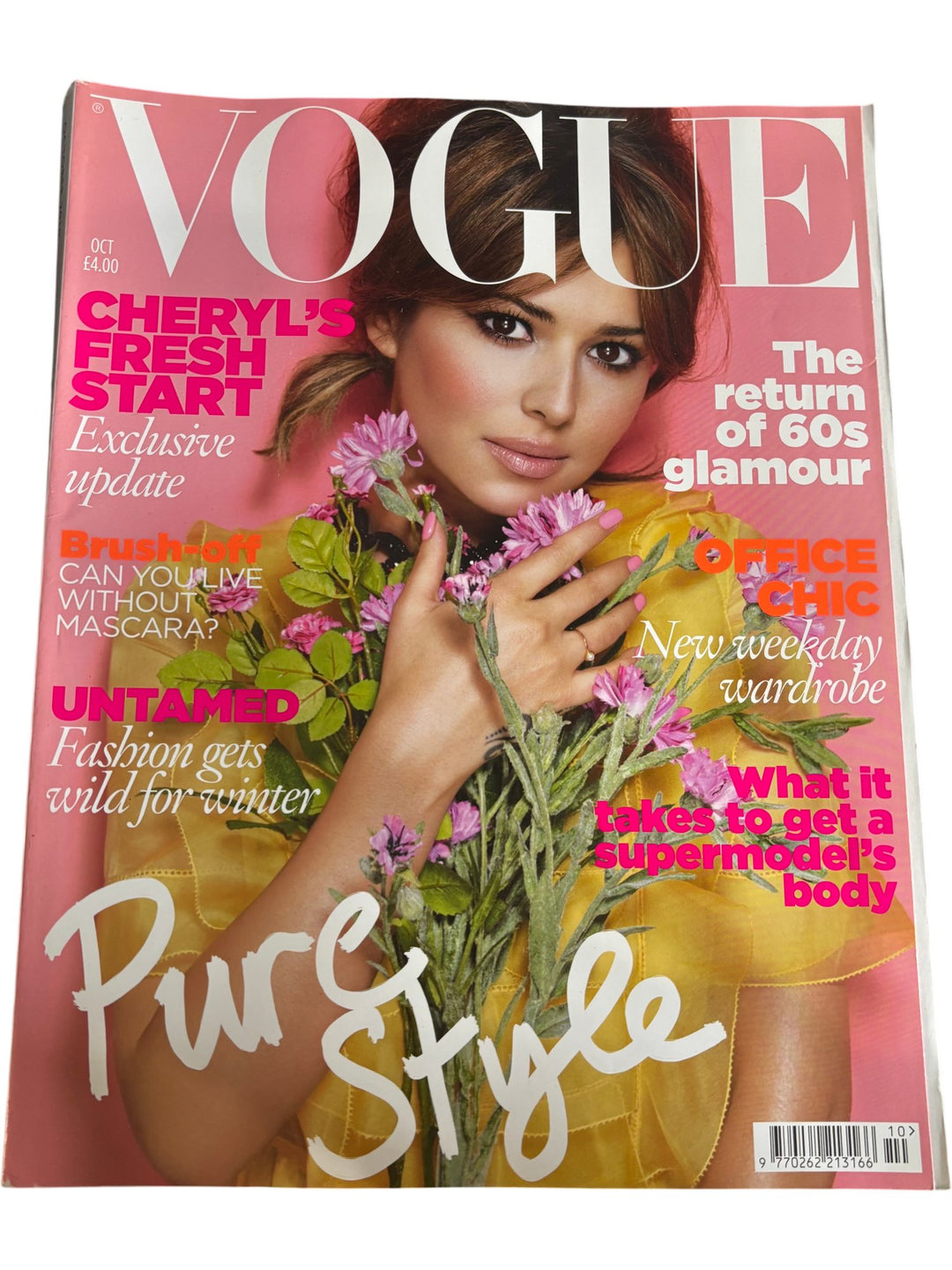 Vogue Magazine October 2010 Cheryl Cole Issue - Think Vintage ltd