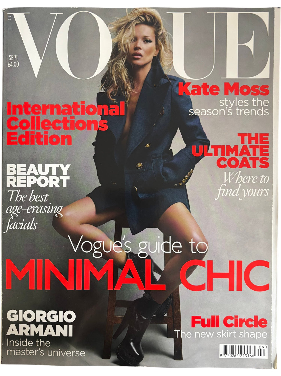 Vogue Magazine September 2010 Kate Moss Issue - Think Vintage ltd