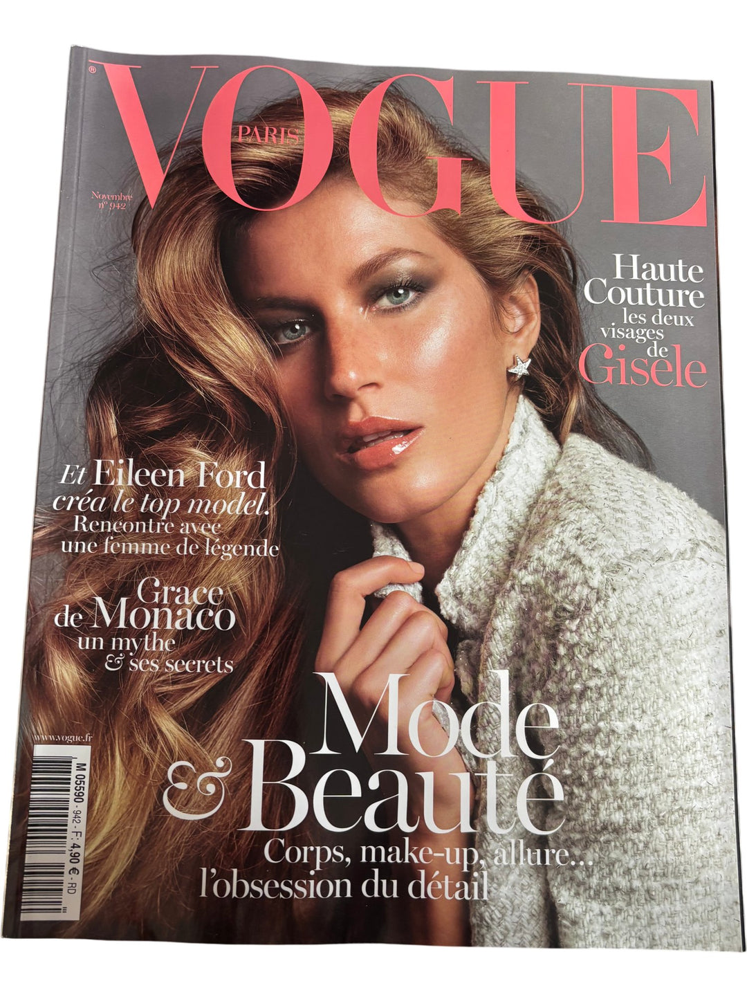 Vogue Paris November 2013 Gisele Bundchen Issue - Think Vintage ltd