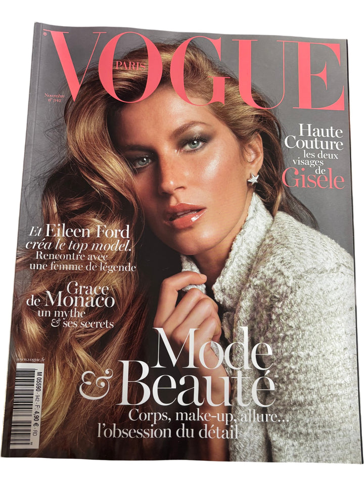 Vogue Paris November 2013 Gisele Bundchen Issue - Think Vintage ltd