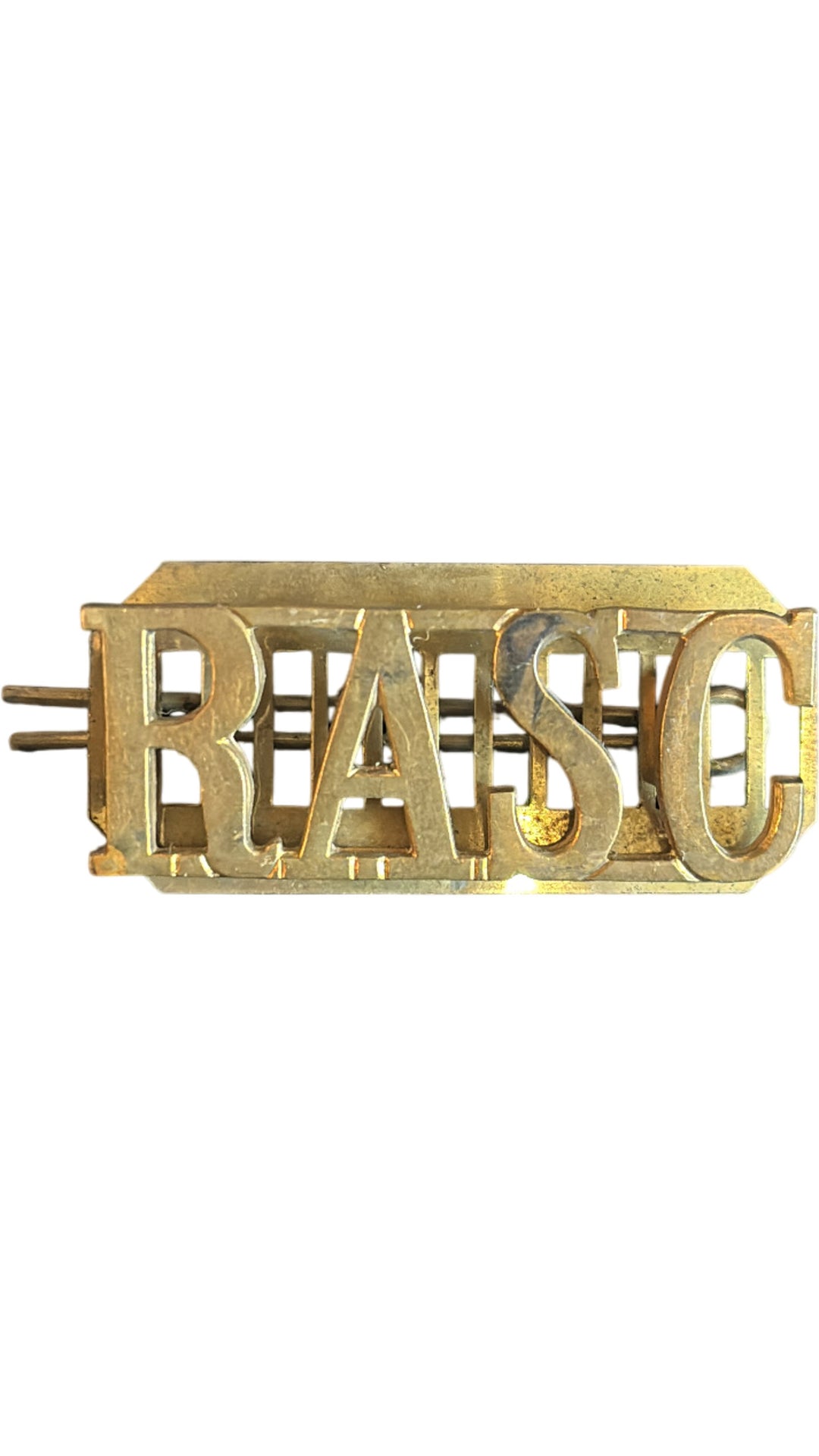 WW2 British Army RASC (Royal Army Service Corps) Shoulder Badge - Think Vintage ltd