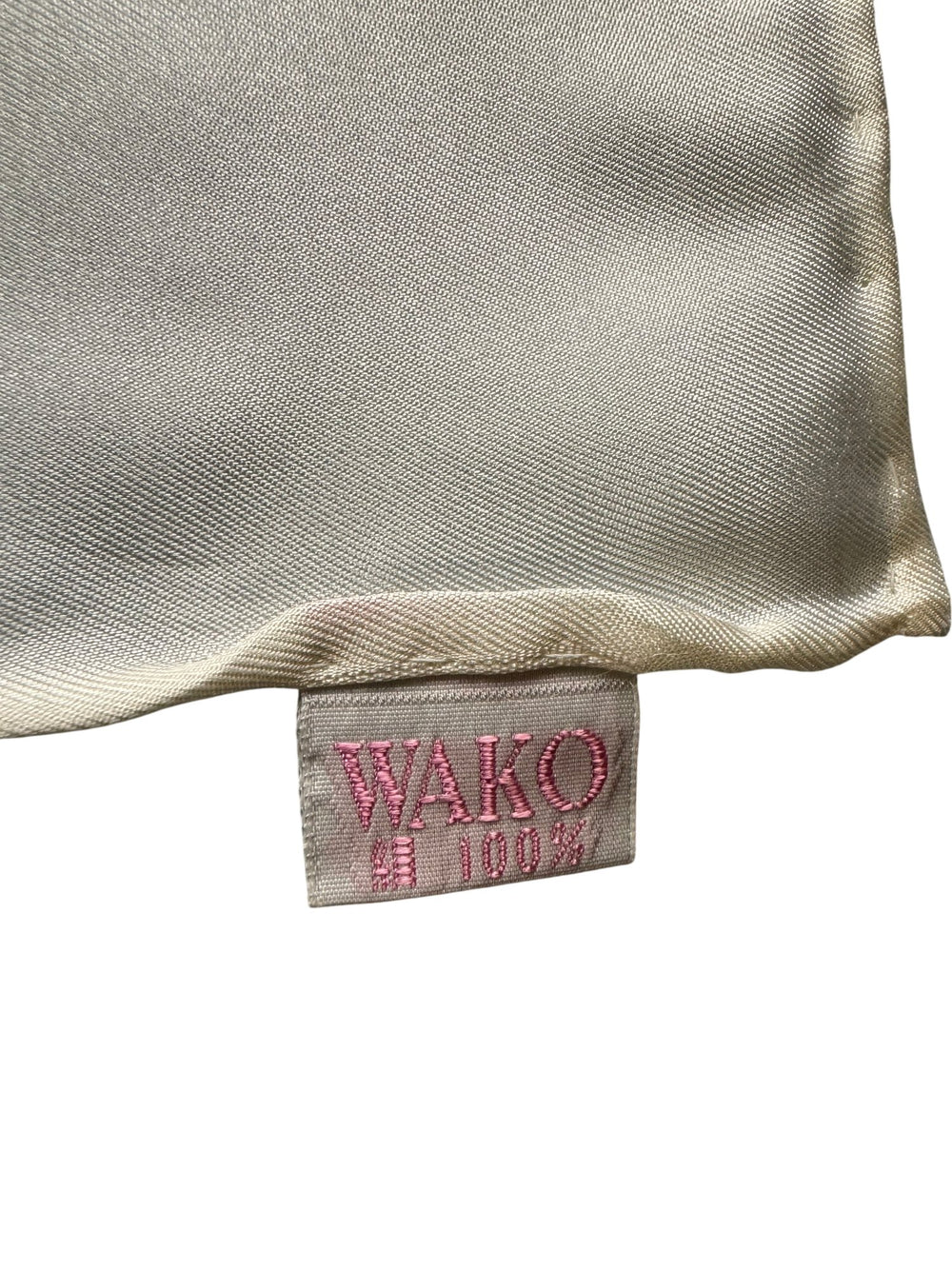 Wako Floral Silk Square Scarf - Think Vintage Online Ltd