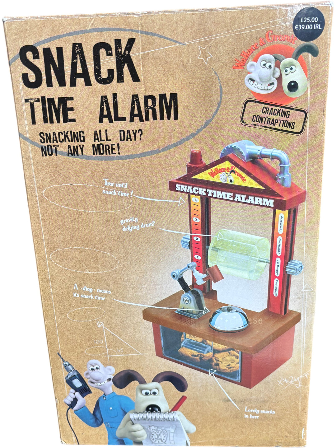 Wallace & Gromit Snack Time Alarm Cracking Contraption Novelty Gadget - Think Vintage