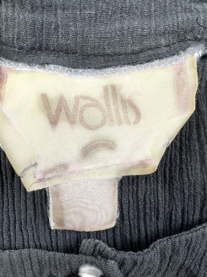 Wallis Button-Up Dress with Floral Skirt - S - Think Vintage Online Ltd