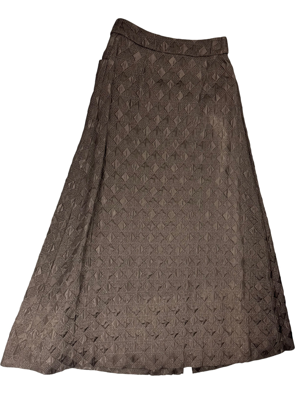 Wallis Diamond Pattern Brown Kimono - Think Vintage