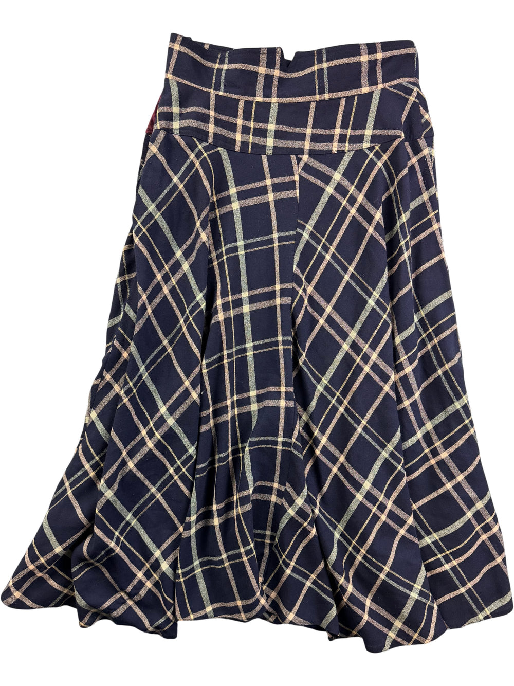 Wallis Plaid Pleated Skirt - W30 - Think Vintage Online Ltd