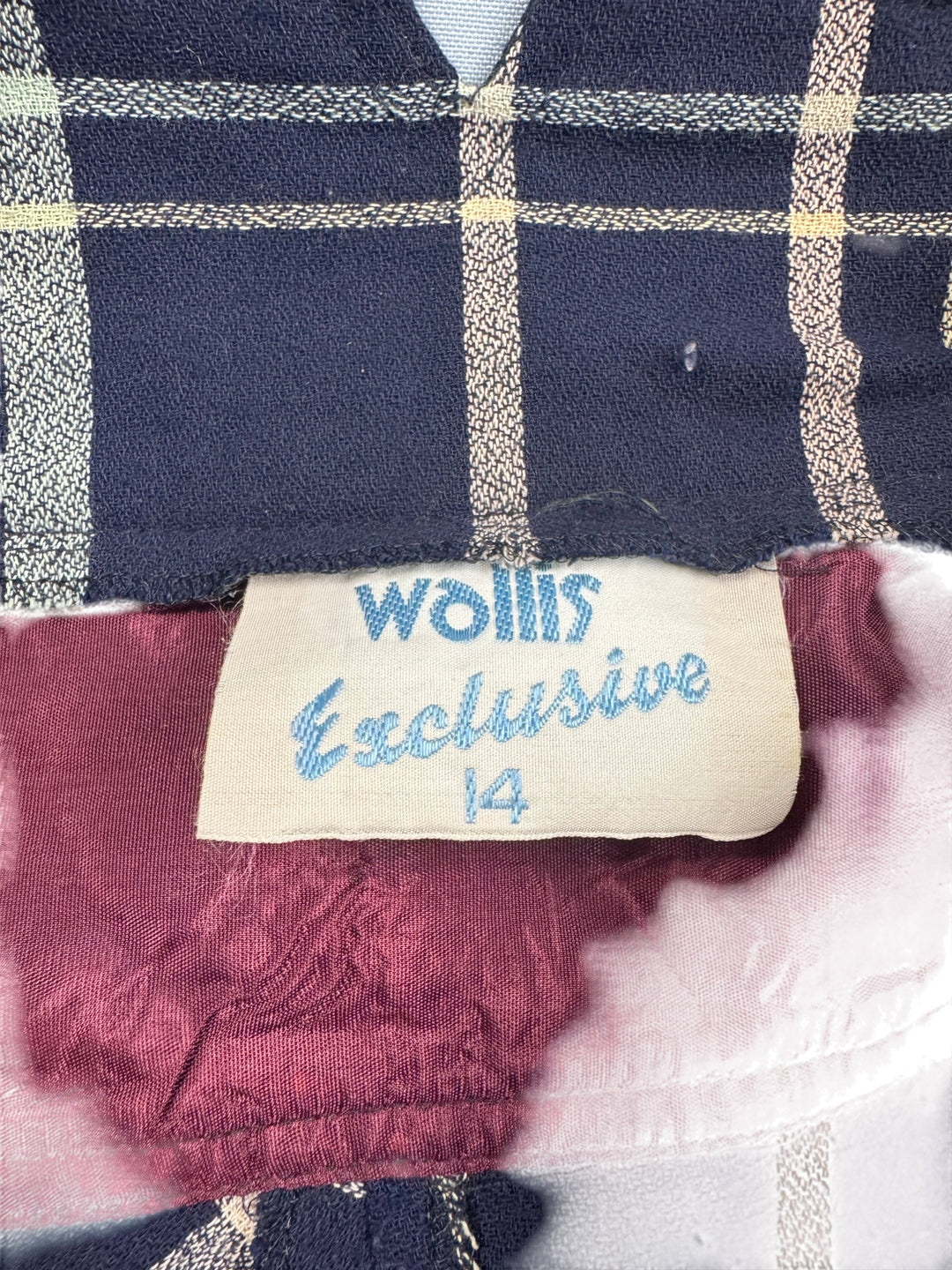 Wallis Plaid Pleated Skirt - W30 - Think Vintage Online Ltd